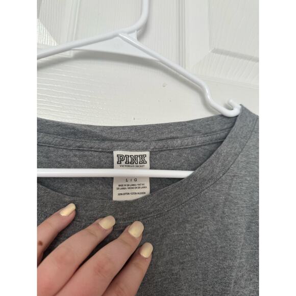 Victoria Secret PINK Michigan State University Long Sleeve Spirit Jersey Sz: L - Picture 3 of 4